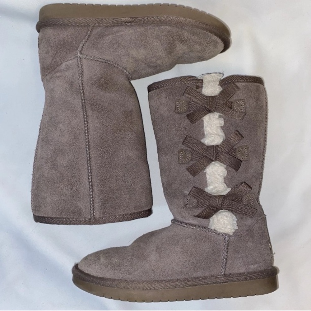 Kookaburra Victoria Tall Chestnut Fashion Women's Boots 6‎ Ugg Cozy Suede - Picture 15 of 15